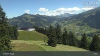 Archiv Foto Webcam Gstaad - Blick zum Eggli Bergrestaurant 12:00