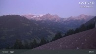 Archiv Foto Webcam Gstaad - Blick zum Eggli Bergrestaurant 02:00