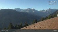 Archiv Foto Webcam Gstaad - Blick zum Eggli Bergrestaurant 06:00