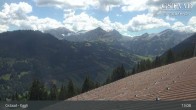 Archiv Foto Webcam Gstaad - Blick zum Eggli Bergrestaurant 12:00
