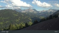 Archiv Foto Webcam Gstaad - Blick zum Eggli Bergrestaurant 18:00