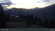 Archiv Foto Webcam Gstaad - Blick zum Eggli Bergrestaurant 04:00