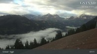 Archiv Foto Webcam Gstaad - Blick zum Eggli Bergrestaurant 06:00