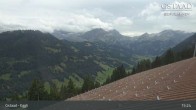 Archiv Foto Webcam Gstaad - Blick zum Eggli Bergrestaurant 14:00