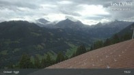 Archiv Foto Webcam Gstaad - Blick zum Eggli Bergrestaurant 18:00