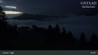 Archiv Foto Webcam Gstaad - Blick zum Eggli Bergrestaurant 04:00