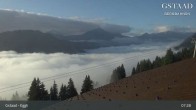 Archiv Foto Webcam Gstaad - Blick zum Eggli Bergrestaurant 06:00