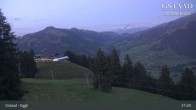Archiv Foto Webcam Gstaad - Blick zum Eggli Bergrestaurant 03:00