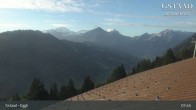 Archiv Foto Webcam Gstaad - Blick zum Eggli Bergrestaurant 08:00