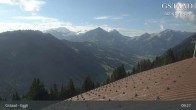 Archiv Foto Webcam Gstaad - Blick zum Eggli Bergrestaurant 09:00