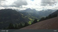 Archiv Foto Webcam Gstaad - Blick zum Eggli Bergrestaurant 13:00