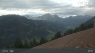 Archiv Foto Webcam Gstaad - Blick zum Eggli Bergrestaurant 06:00