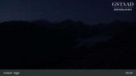 Archiv Foto Webcam Gstaad - Blick zum Eggli Bergrestaurant 04:00