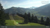 Archiv Foto Webcam Gstaad - Blick zum Eggli Bergrestaurant 08:00