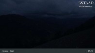 Archiv Foto Webcam Gstaad - Blick zum Eggli Bergrestaurant 02:00