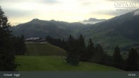 Archiv Foto Webcam Gstaad - Blick zum Eggli Bergrestaurant 07:00