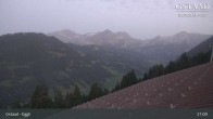 Archiv Foto Webcam Gstaad - Blick zum Eggli Bergrestaurant 02:00