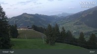 Archiv Foto Webcam Gstaad - Blick zum Eggli Bergrestaurant 02:00