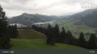 Archiv Foto Webcam Gstaad - Blick zum Eggli Bergrestaurant 01:00