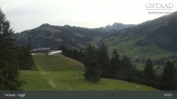 Archiv Foto Webcam Gstaad - Blick zum Eggli Bergrestaurant 09:00