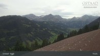 Archiv Foto Webcam Gstaad - Blick zum Eggli Bergrestaurant 14:00