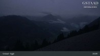 Archiv Foto Webcam Gstaad - Blick zum Eggli Bergrestaurant 20:00