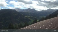 Archiv Foto Webcam Gstaad - Blick zum Eggli Bergrestaurant 14:00