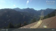 Archiv Foto Webcam Gstaad - Blick zum Eggli Bergrestaurant 09:00