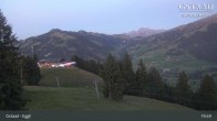 Archiv Foto Webcam Gstaad - Blick zum Eggli Bergrestaurant 02:00