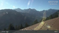 Archiv Foto Webcam Gstaad - Blick zum Eggli Bergrestaurant 08:00