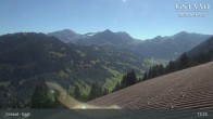 Archiv Foto Webcam Gstaad - Blick zum Eggli Bergrestaurant 12:00