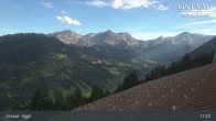 Archiv Foto Webcam Gstaad - Blick zum Eggli Bergrestaurant 16:00