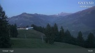 Archiv Foto Webcam Gstaad - Blick zum Eggli Bergrestaurant 02:00