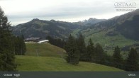Archiv Foto Webcam Gstaad - Blick zum Eggli Bergrestaurant 09:00