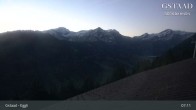 Archiv Foto Webcam Gstaad - Blick zum Eggli Bergrestaurant 06:00