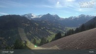 Archiv Foto Webcam Gstaad - Blick zum Eggli Bergrestaurant 12:00
