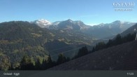 Archiv Foto Webcam Gstaad - Blick zum Eggli Bergrestaurant 16:00
