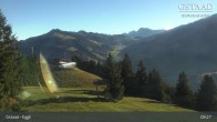 Archiv Foto Webcam Gstaad - Blick zum Eggli Bergrestaurant 08:00