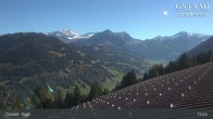 Archiv Foto Webcam Gstaad - Blick zum Eggli Bergrestaurant 14:00