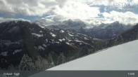 Archiv Foto Webcam Gstaad - Blick zum Eggli Bergrestaurant 12:00