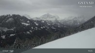 Archiv Foto Webcam Gstaad - Blick zum Eggli Bergrestaurant 14:00