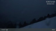Archiv Foto Webcam Gstaad - Blick zum Eggli Bergrestaurant 02:00