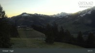 Archiv Foto Webcam Gstaad - Blick zum Eggli Bergrestaurant 06:00