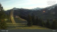 Archiv Foto Webcam Gstaad - Blick zum Eggli Bergrestaurant 07:00