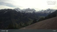 Archiv Foto Webcam Gstaad - Blick zum Eggli Bergrestaurant 10:00