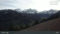Archiv Foto Webcam Gstaad - Blick zum Eggli Bergrestaurant 12:00
