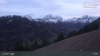 Archiv Foto Webcam Gstaad - Blick zum Eggli Bergrestaurant 16:00