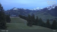 Archiv Foto Webcam Gstaad - Blick zum Eggli Bergrestaurant 00:00