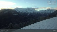 Archiv Foto Webcam Gstaad - Blick zum Eggli Bergrestaurant 08:00