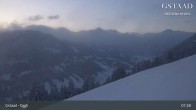 Archiv Foto Webcam Gstaad - Blick zum Eggli Bergrestaurant 06:00